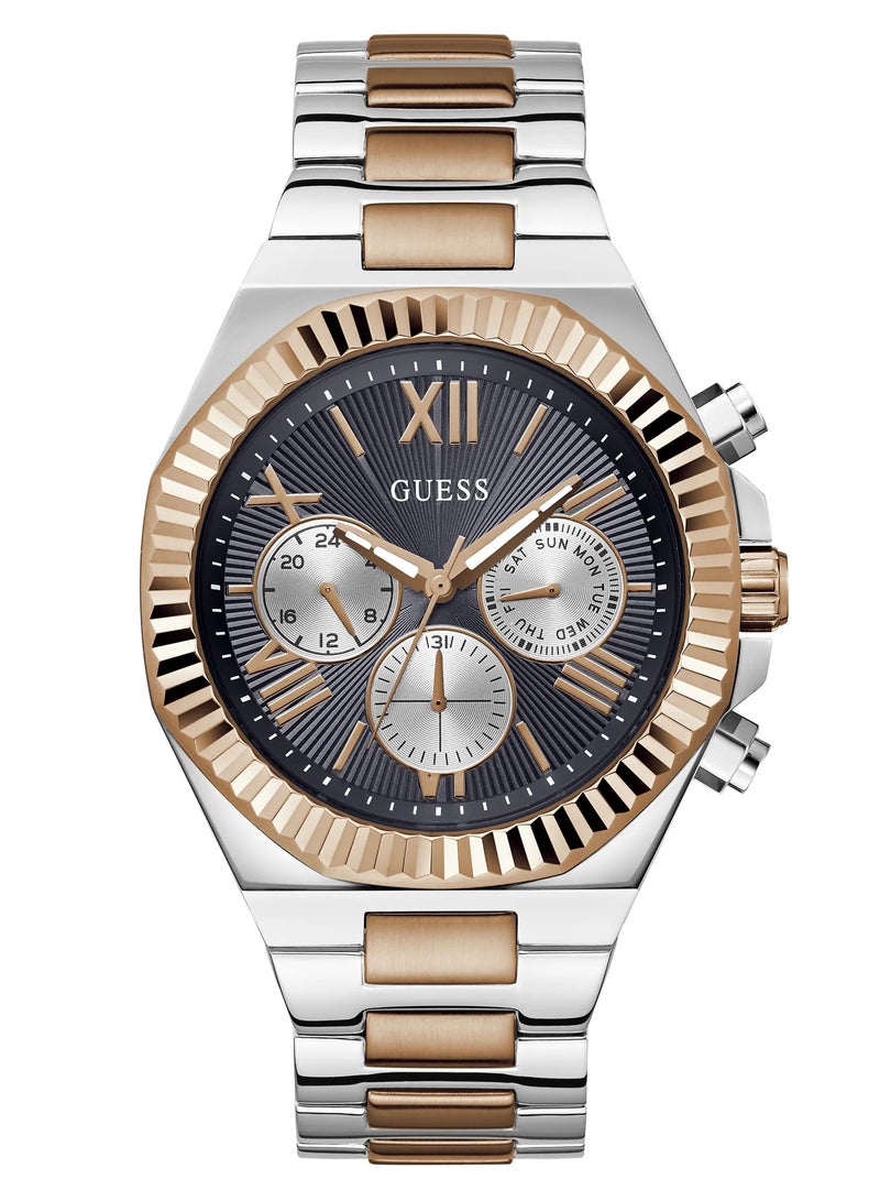 GUESS Mens Equity Black Dial Multi-function Watch - GW0703G4 - Image 1