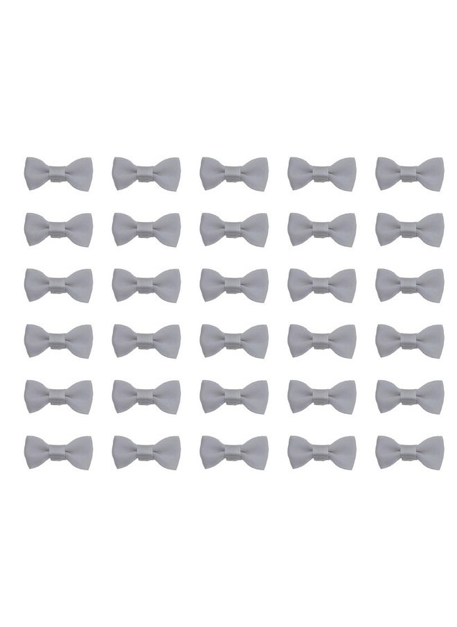 50 Pcs Mini Bow Ribbon Satin Soft Black Appliques Boutique Bow Ties For Diy Crafting Sewing Project Making Scrapbooking Embellishment Diy Decoration Wedding Parties Gift Décor (Grey) - pzsku/Z230778DB4075B9656512Z/45/_/1734348295/3961ed8c-0a31-43e2-a299-302e3fbda5dd