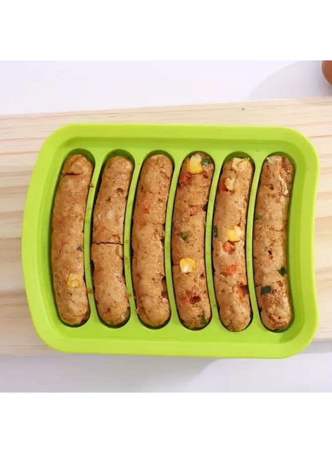2 Pcs Easy To Use Sausage Maker Transparent Color Perfect For Homemade Hot Dogs Durable Silicone Kitchen Gadgets - Image 2