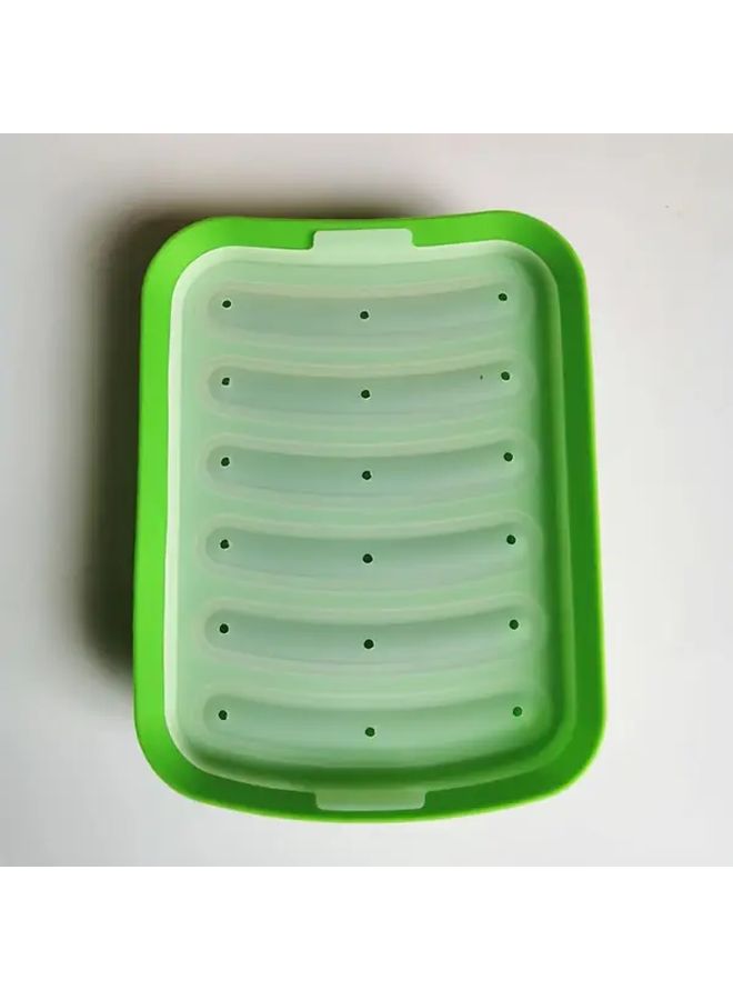 2 Pcs Easy To Use Sausage Maker Transparent Color Perfect For Homemade Hot Dogs Durable Silicone Kitchen Gadgets - Image 4