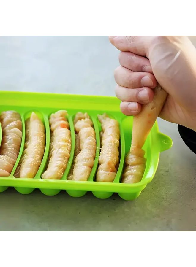 2 Pcs Easy To Use Sausage Maker Transparent Color Perfect For Homemade Hot Dogs Durable Silicone Kitchen Gadgets - Image 5