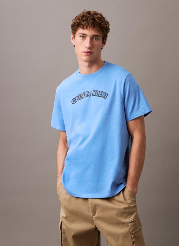 Calvin Klein Jeans Slogan Crew Neck T-Shirt  - Image 1