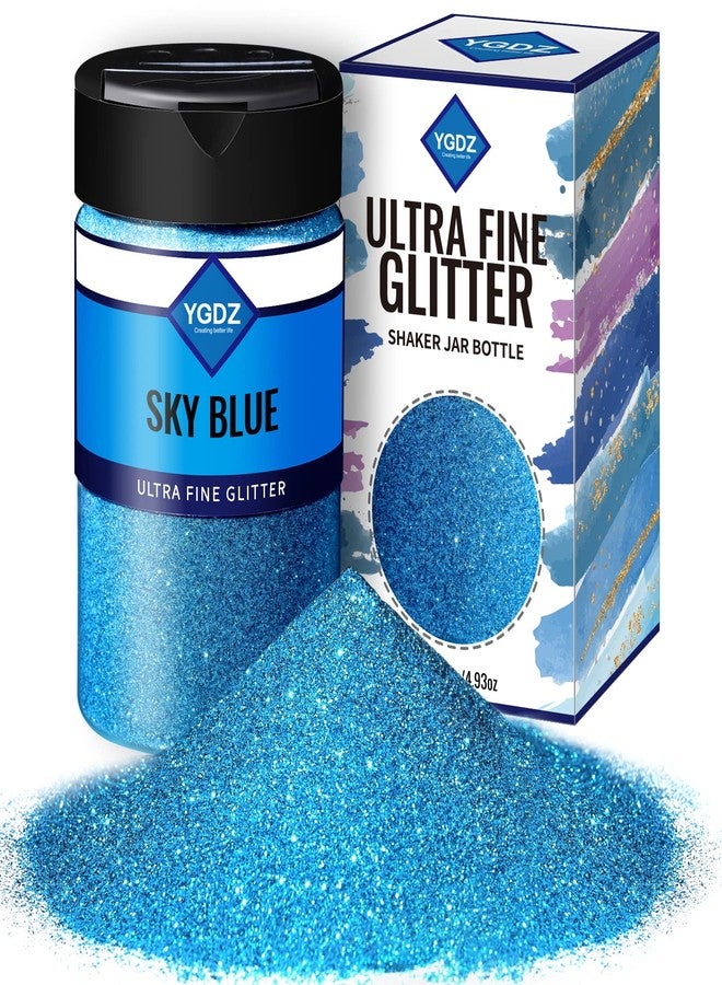 YGDZ Blue Glitter, YGDZ Blue Fine Glitter, Body Glitter 140G /4.93OZ, Glitter for Crafts, Festival Glitter, Nail Glitter, Craft Glitter for Resin Arts Tumbler, Christmas Decor - Image 1