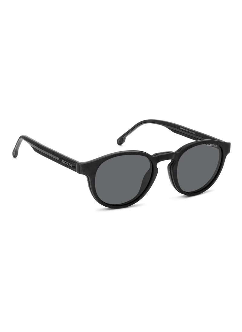 كاريرا Men's UV Protection Sunglasses Ca 8066/Cs Black 44.4 - Lens Size: 50 Mm