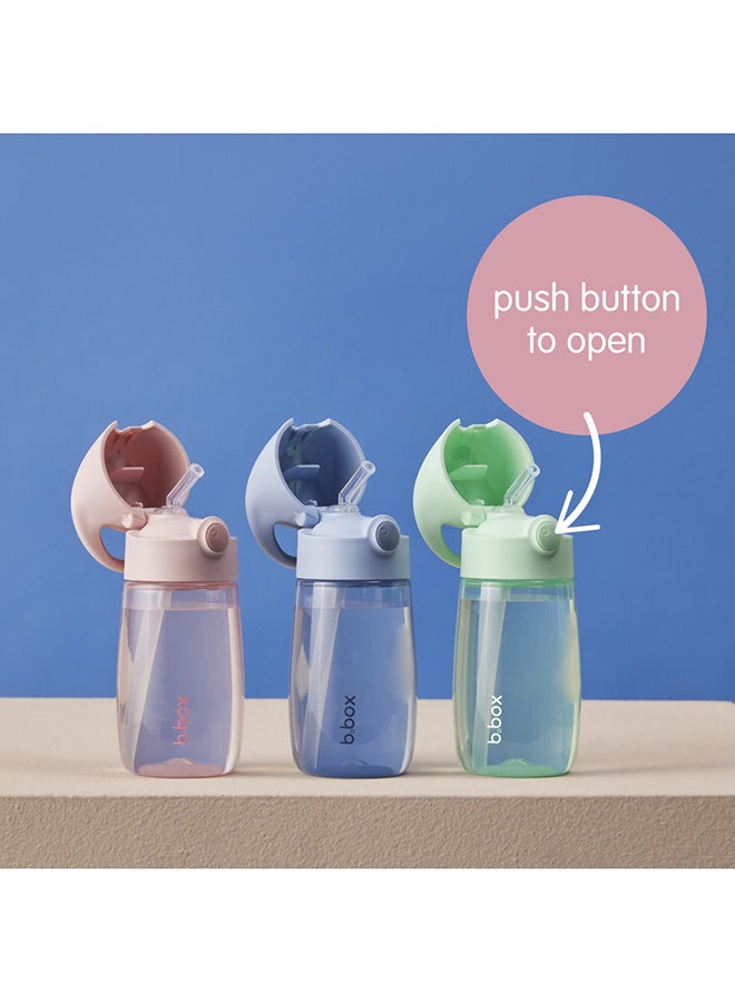 b.box Junior Drink & Water Bottle – spearmint, Easy Grip Bottle and Leakproof Lid, Cute Toddler-Friendly Design, Flip Top Straw, 380ml - Image 5