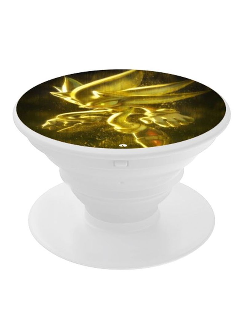 RKN Printed Pop Socket White/Gold - Image 1