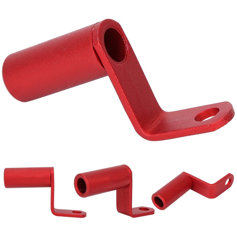 Motorcycle Mirror Bracket 1pc CNC Aluminum Fade-Resistant Red Rearview Mirror Holder - Multi-Functional Expansion Bracket for Electric Cars Motorcycles Riding Gear Accessory - Image 5