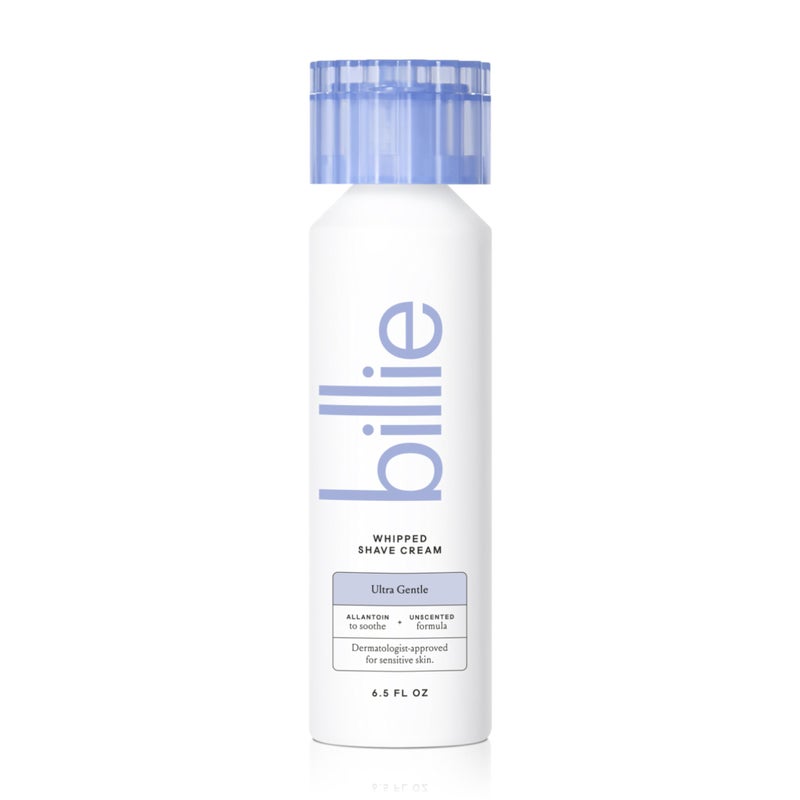 Billie Whipped Shave Cream  Ultra Gentle Protection  FragranceFree  DermatologistApproved  Designed for Sensitive Skin  65 fl oz