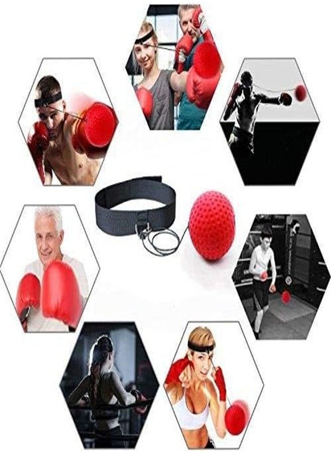 Goolsky Eyewalk Boxing Reflex Ball Training Hand Eye Coordination With Headband, Portable Boxing Punch Ball To Improve Reaction And Speed For Training And Fitness  - Image 5