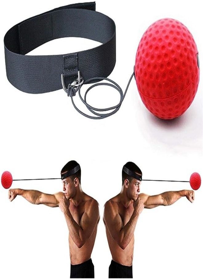Goolsky Eyewalk Boxing Reflex Ball Training Hand Eye Coordination With Headband, Portable Boxing Punch Ball To Improve Reaction And Speed For Training And Fitness  - Image 2