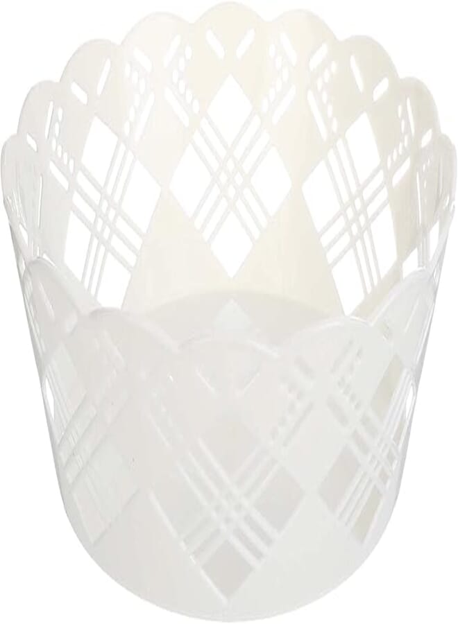 سلة خبز لامسا بلاست - بيضاء