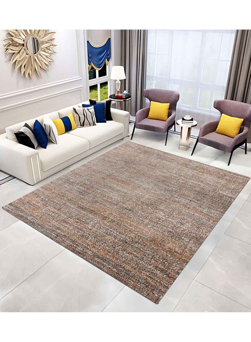 EVELYN - JUTE / POLYESTER - 150X230 CM - GREY IVORY - Image 1