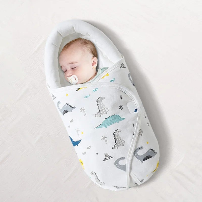 Bluejw Newborn Swaddle Blanket Sleeping Bag - Soft Warm Winter Pure Cotton Swaddlers for Infants & Babies - Image 2