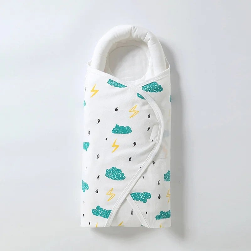 Bluejw Newborn Swaddle Blanket Sleeping Bag - Soft Warm Winter Pure Cotton Swaddlers for Infants & Babies - Image 3