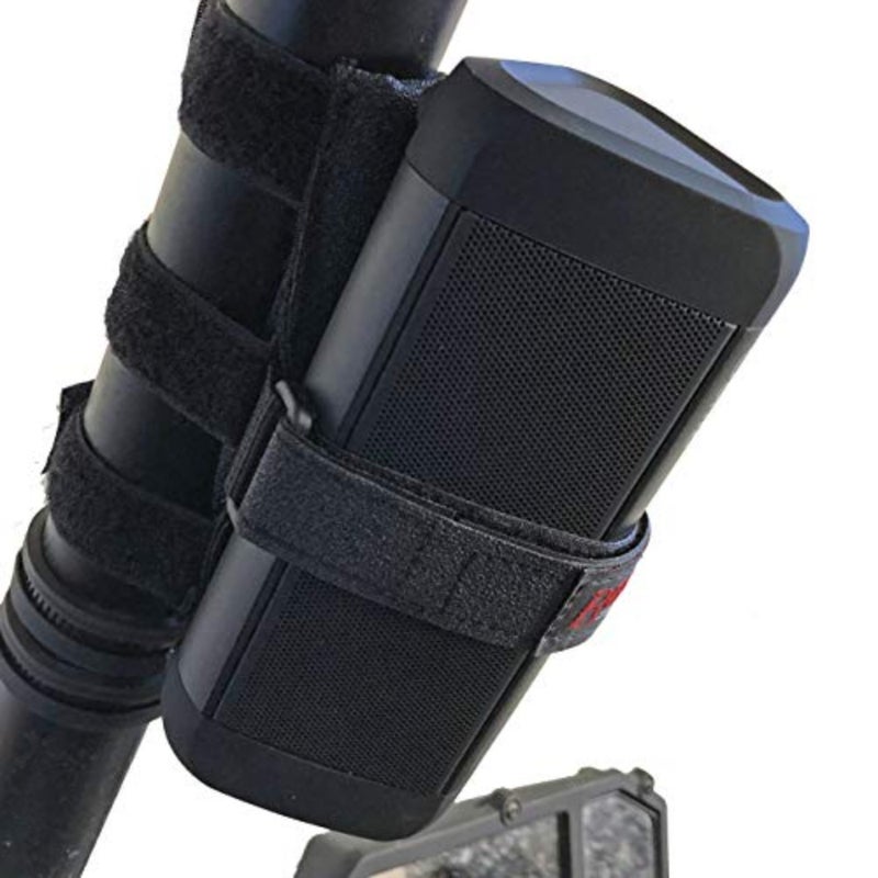 UTV and Wakeboard Tower Speaker Mount - Adjustable Non-Slip Strap for Roll Bars - Fits Bluetooth Portable Speakers Up to 12" - Cage, Side-by-Side, Boat Accessory - Image 4