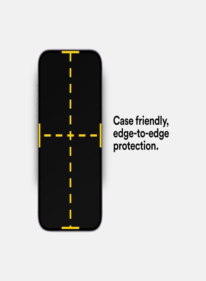 BodyGuardz Apex Ceramic Glass Compatible with iPhone 17 Pro Max Screen Protector - Extreme Impact Technology - Anti-Dust Easy Install - Ultra-Thin Scratch Resistant 9H Hardness - Case-Friendly (for iPhone 17 Pro Max - 6.9 inch) - Image 4