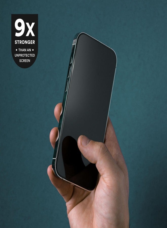 BodyGuardz Apex Ceramic Glass Compatible with iPhone 17 Pro Max Screen Protector - Extreme Impact Technology - Anti-Dust Easy Install - Ultra-Thin Scratch Resistant 9H Hardness - Case-Friendly (for iPhone 17 Pro Max - 6.9 inch) - Image 5