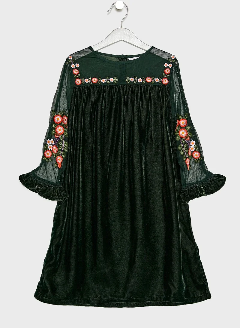 Outfit Teen Velor Dress