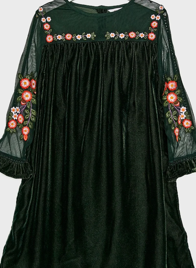 Outfit Teen Velor Dress