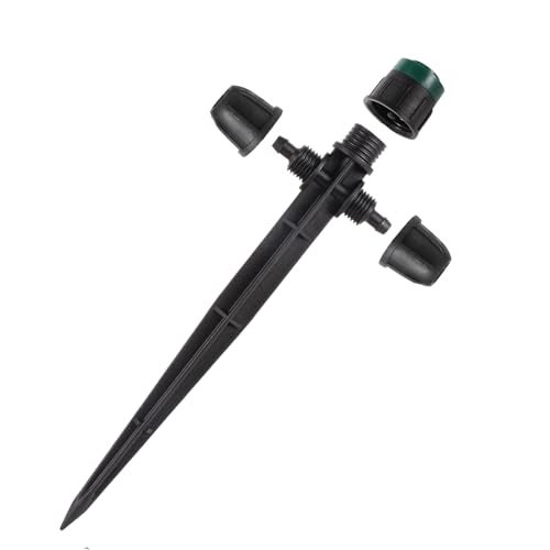 FOGWOWO Drip Irrigation Emitters Sprayers for 1/4" Tubing, Adjustable 360 Degree Water Flow Sprayer on 6.5" Arrow Stake for Garden Irrigation System(30Pcs Irrigation Sprayers) - Image 5