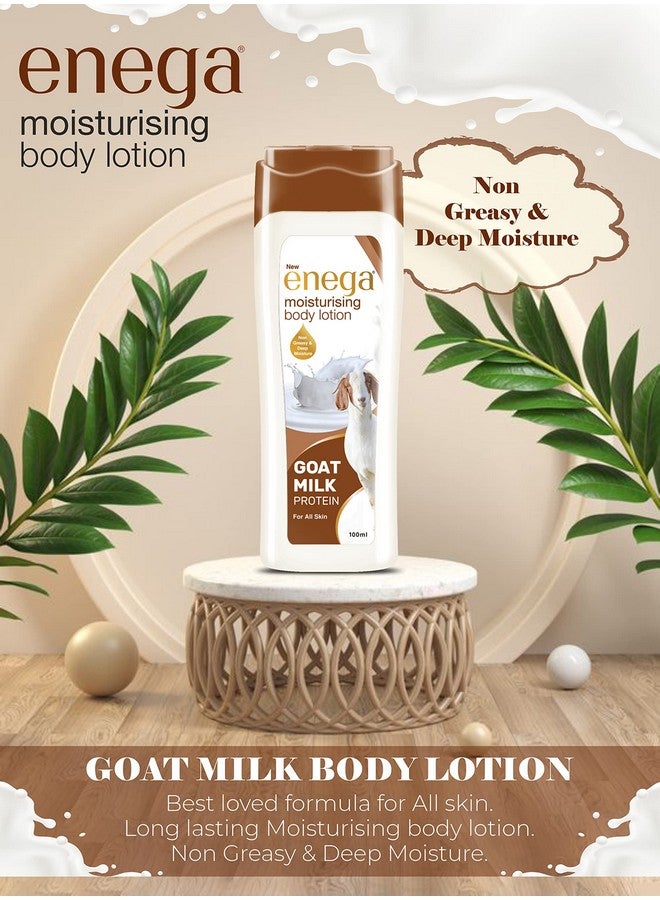 إنيجا لوشن مرطب للجسم ببروتين حليب الماعز (غير دهني وترطيب عميق) لجميع أنواع البشرة 100 مل (100) - Image 3