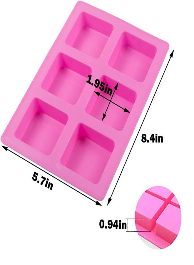 iefoah 2pcs Silicone Square Molds Brownie Cupcake Mini Muffin Cake Pan Non-Stick Silicone Cake Molds for Brownie Cupcake Baking Tools - Image 3