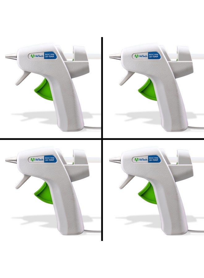 Adtech 4Pk Low Temp Mini Hot Glue Guns White - Image 1