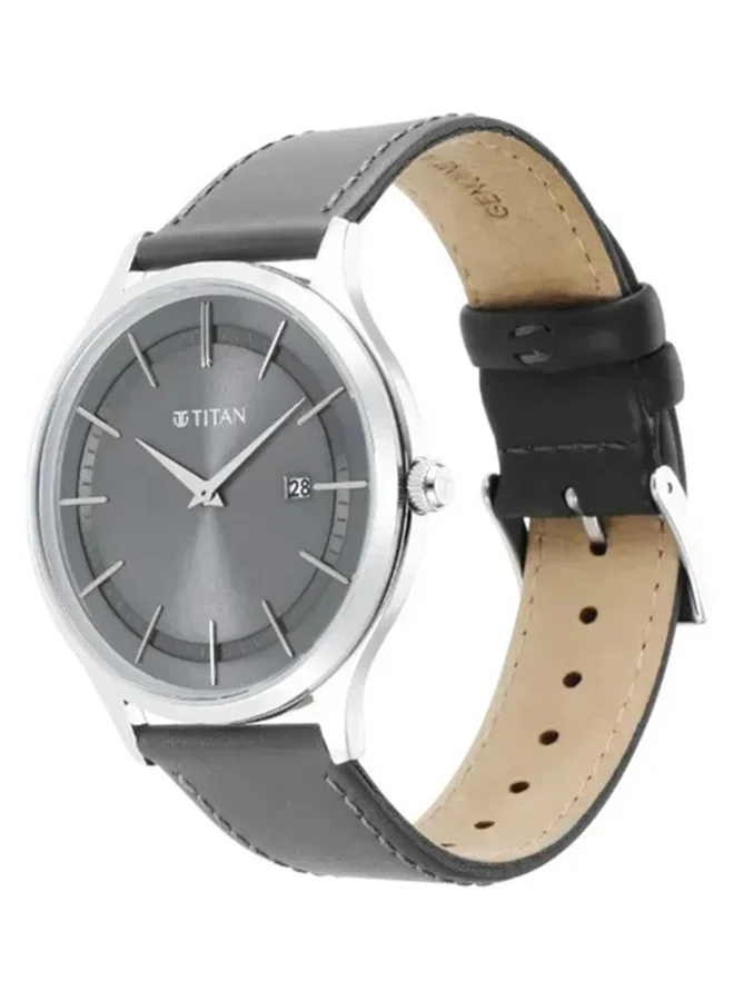 TITAN Titan Classique Slimline Grey Dial Analog with Date Watch for Men