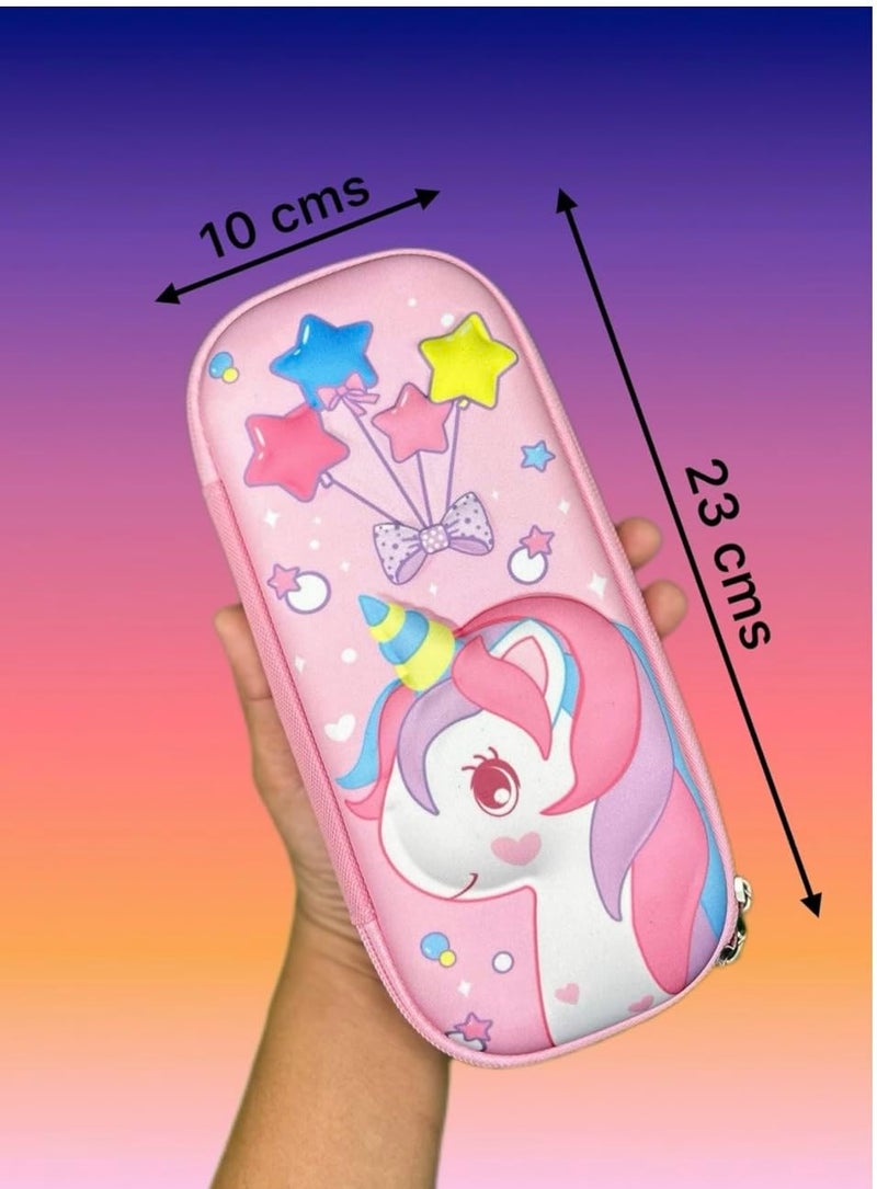 Returngifts Pack of 6 Pencil Pouches for Kids. Best Birthday Return Gifts for Kids Party. 3 Character Suitable for Boys and 3 for Girls. Total 6 Kits for Keeping Stationery - Image 3
