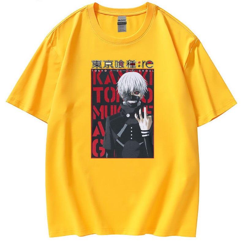 Tokyo's 2D Casual Short-sleeved T-shirt Around Tokyo Ghoul Summer Tide for Women - Image 1