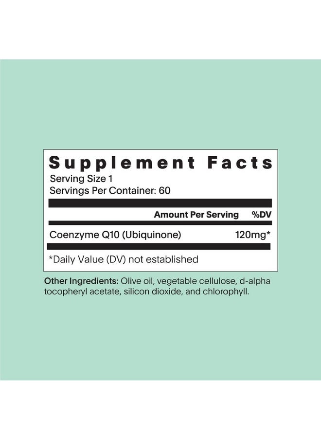 NATALIST - Coq10 Ubiquinone 120 Mg Daily Fertility Vitamin Powerful Antioxidant Defense & Cellular Energy Support Supplement High Absorption For Women & Men Vegan Nongmo 60 Liquid Capsules - Image 1