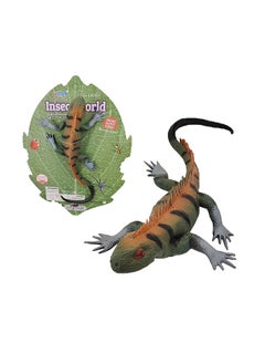 Galaxy Toys Galaxy Realistic Green Frilled Lizard Animal Toy - 21-25 cm (Protect Wild Life Series/Insect World Series) with Touch Stimulation - Interactive Educational Toy for Kids, Perfect for Nature Enthusiasts and Wildlife Conservation  - Image 4