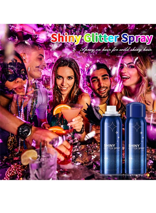 ibcccndc Shiny Glitter spray  Gift Sets  Can Be Used On Hairand Body Clothing Decoration - Image 5