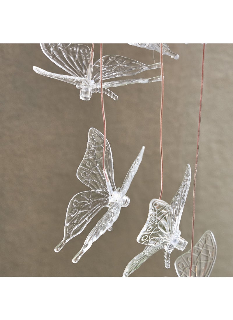 Home Box Lyn Solar LED Butterfly Chimes with Rechargeable Battery 80 cm  - Image 3