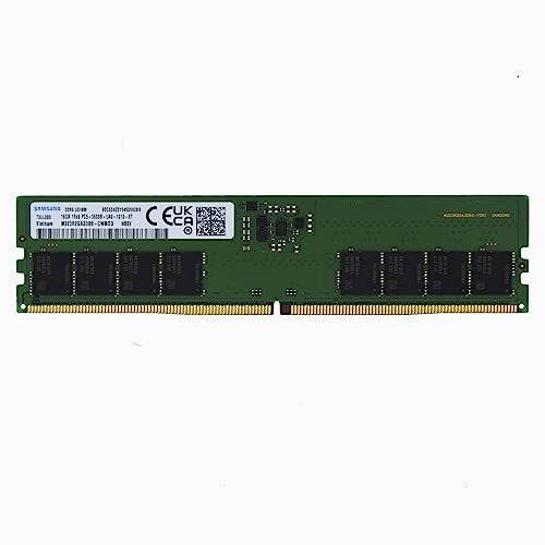 Adamanta Sam Original 16GB (1x16GB) DDR5 5600MHz (or 4800MHz PC5-38400) High-Performance Gaming RAM PC5-44800 UDIMM Unbuffered Non-ECC 1Rx16 CL46 1.1v Power User Desktop PC Memory Upgrade M323R2GA3DB0-CWM - Image 4