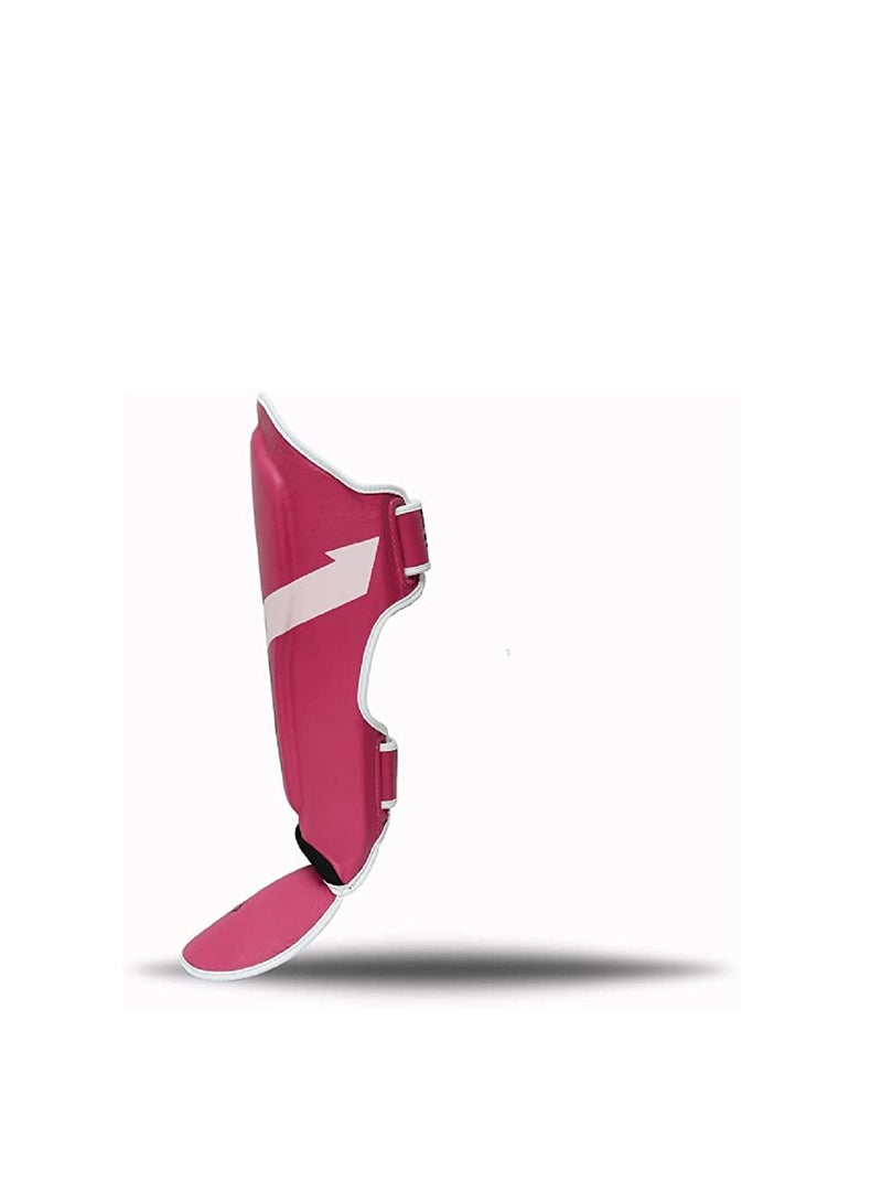 TOCAYAH Tocayah Classic Pink Shin Guard Boxing Training Safety Shin Guard | Protective Sleeves Leg Pad Boxing protective Gear Safety Shin Guards Martial Arts Boxing Gym Training And Football Leg Pads - Image 5