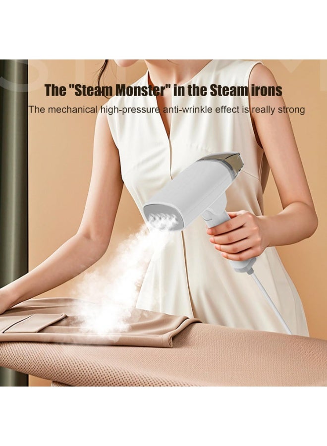 Portable Handheld Garment Steamer – High-Pressure Fast Wrinkle Removal, Home & Travel Clothes Steamer for Abaya, Thobe & Daily Wear - Image 2