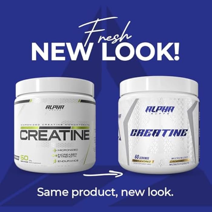 Alpha Supps - Alpha Creatine Monohydrate Powder Supports Muscle Growth | Micronized | Unflavored | 300 Grams - 60 Servings - Image 2