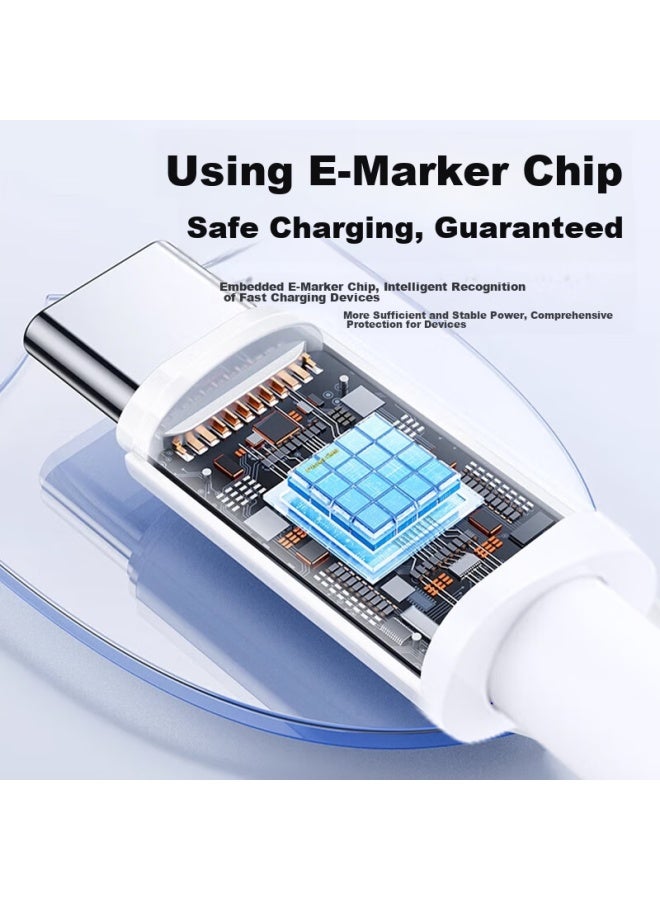 KOVOL Dual Type-c Data Cable 66w Charging Cable Compatible With Huawei Pura70/mate60, Honor, Xiaomi, Apple Iphone 15/16 Phones - Image 4