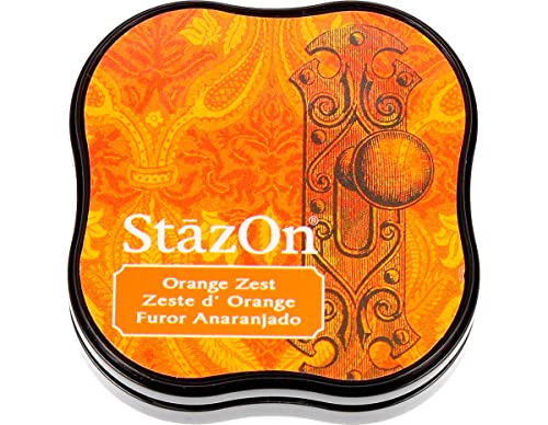 Tsukineko StazOn Midi Ink Pad-Orange Zest - Image 4