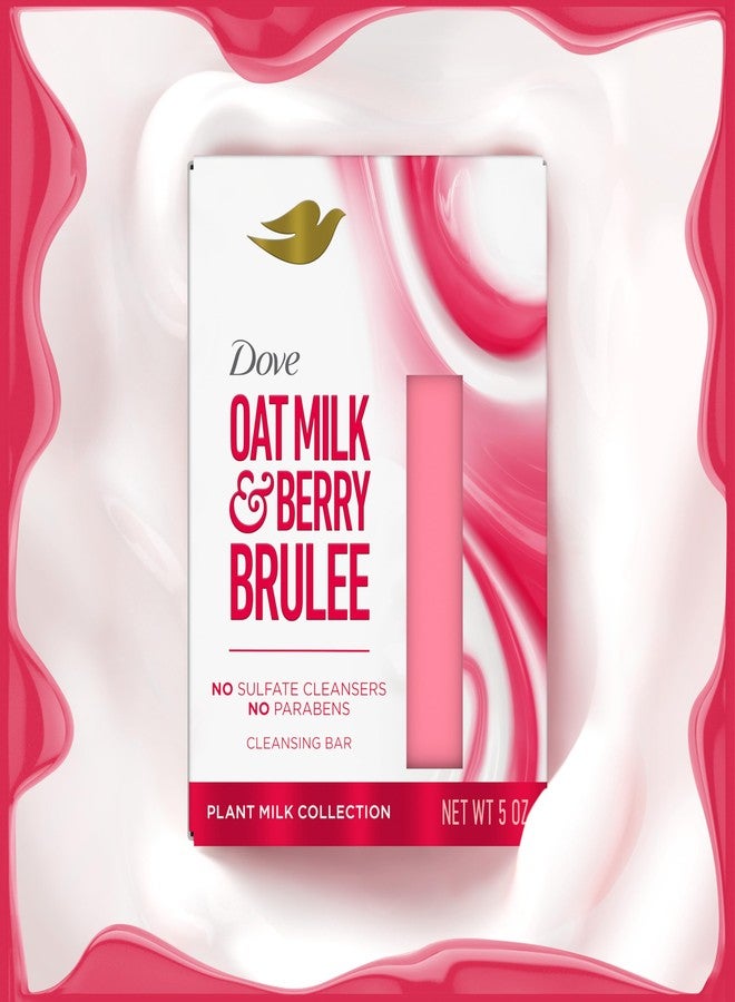 Dove Plant Milk Cleansing Bar Soap Variety Pack 4 Count for Moisturized Skin, with 100% Gentle Cleansers, Sulfate Cleansers, or Parabens + 98% Biodegradable Formula - Image 5