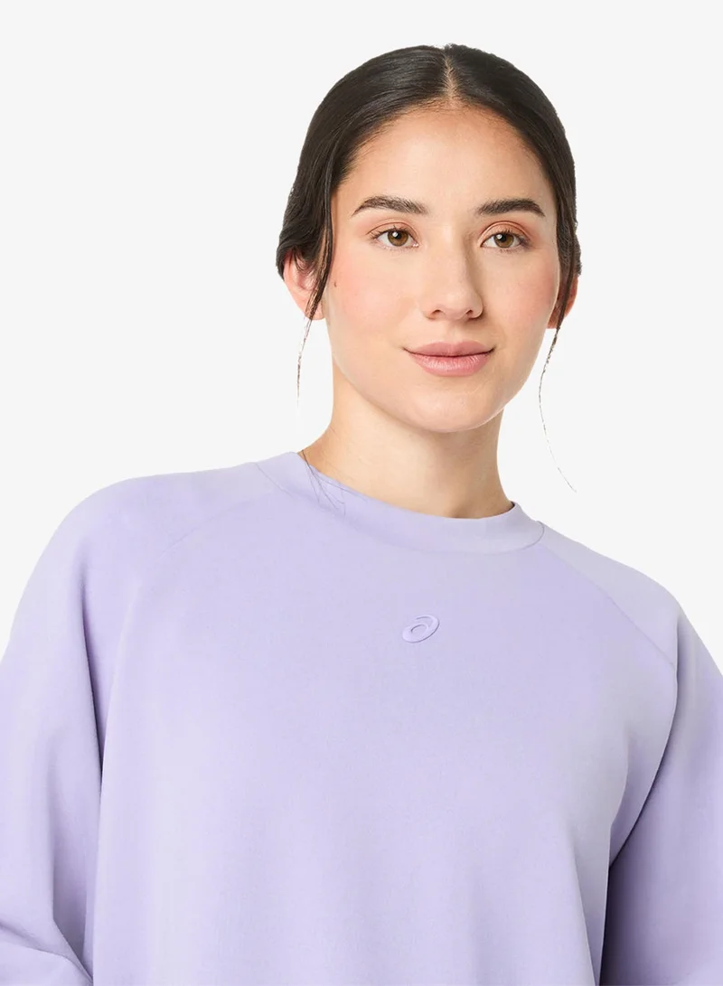 Asics BLUEBELL Nagino Refined Texture Sweatshirt for Women | Best Price UAE