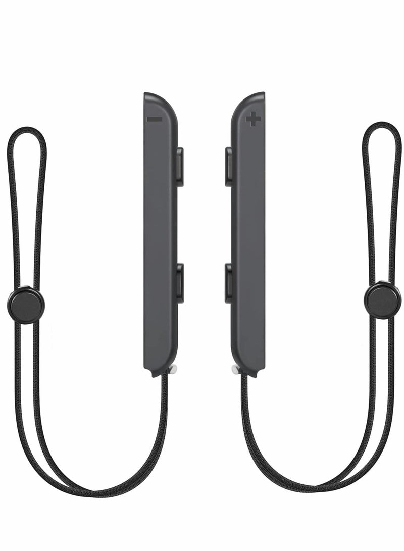 Joysticks Wrist Strap, Strap for Switch Joycon, 2 Pack Replacement Parts Accessories for Switch Joy-Con Straps, Adjustable Tightness Straps for Switch Joycon, Accessory for Joy-Con Controller (Black)  - Image 1