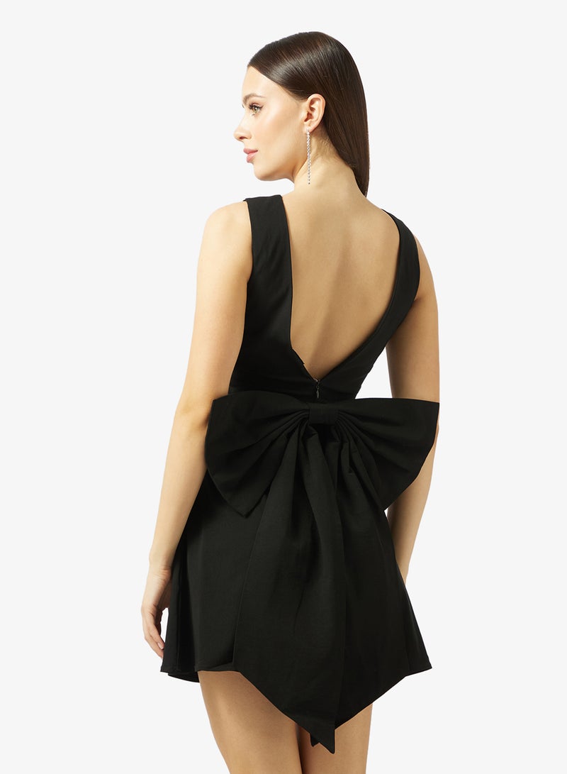 TFNC Bow Back Detail Structured Mini Dress - Image 1
