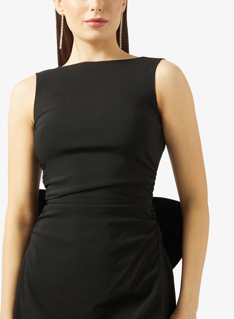 TFNC Bow Back Detail Structured Mini Dress - Image 3