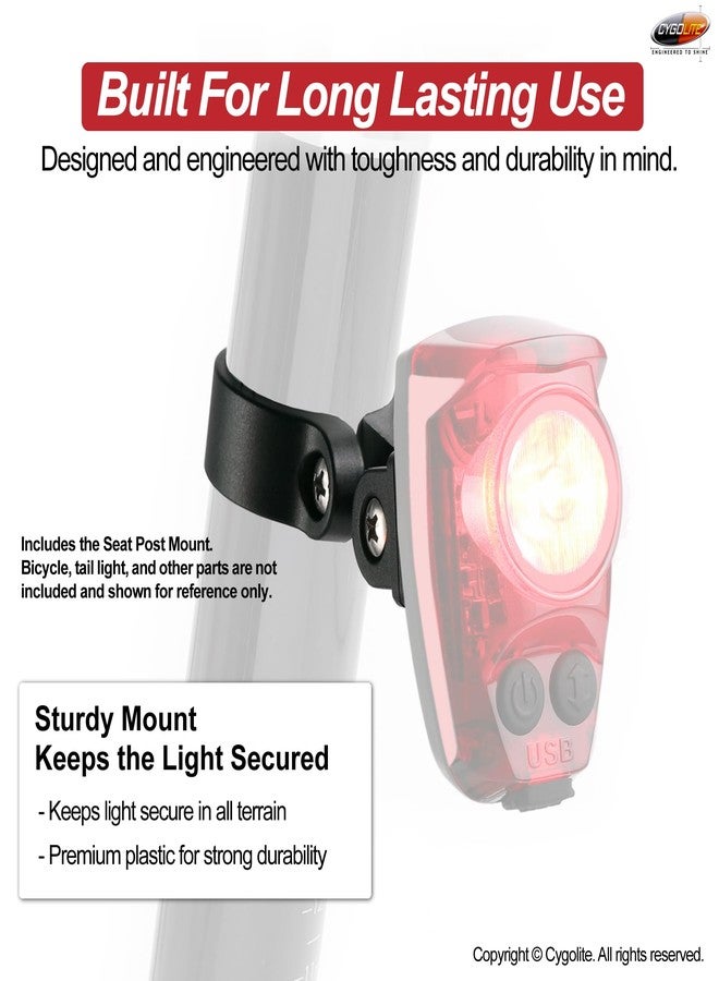 Cygolite حامل عمود المقعد من Cygolite لسيارات Hypershot و Hotshot Pro وسلسلة أضواء الذيل Hotshot مع تركيبات صلبة - Image 3