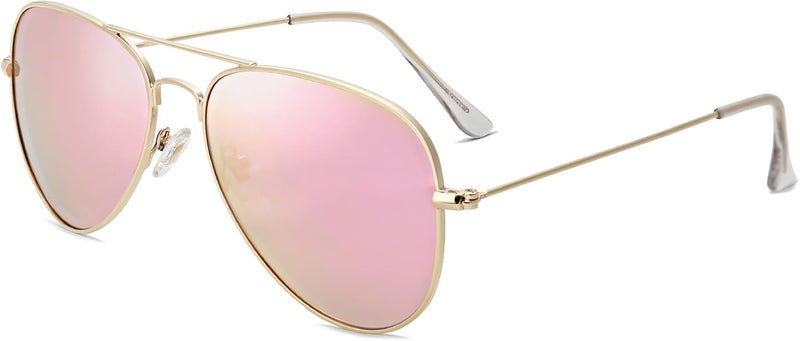 Sojos Adjustable build Classic Aviator Polarized Sunglasses for Men Women Vintage Retro Style Assorted color options - Image 3