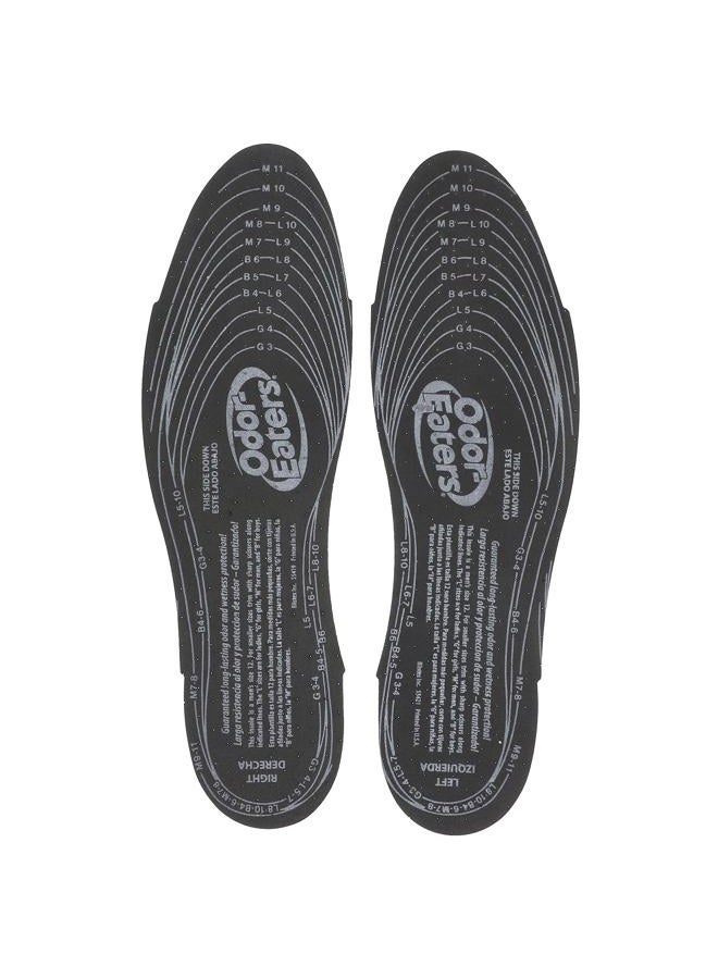 Odor-Eaters Ultra Comfort Insoles, Slim Fit with Activated Charcoal, Odor Destroying Protection, One Size Fits Most,(Pack of 3, Total 9 Pairs) - Image 3