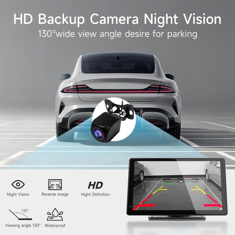 Haudio 7 Inch Portable Carplay Screen for Car,Car Stereo Wireless Carplay & Android Auto,1080p Backup Camera CarAudio Receivers GPS Navigation Mirror Link - Image 5