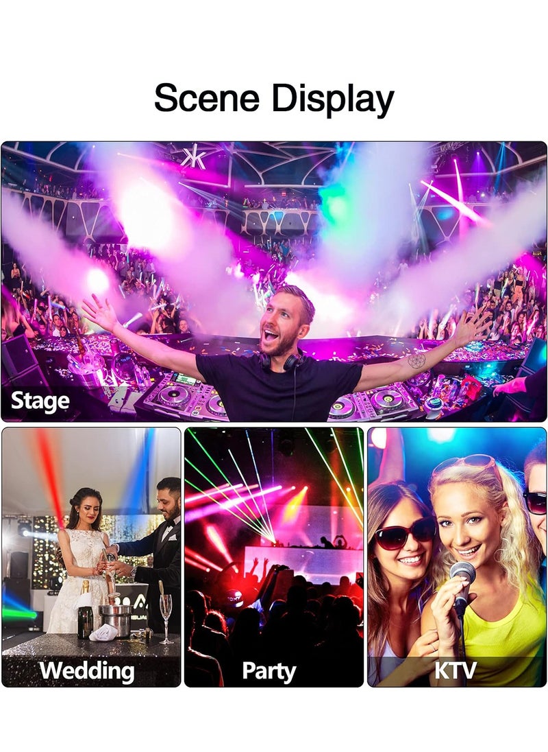 LEOKOR - Stage Strobe Lighting Dj Party Disco Ball Light Support DMX512 and Sound Activated, LED Laser Light Flash Projector with Remote Control - Image 1